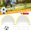 Foldable Training Goal Net Kit for Kids 3