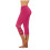 Women's High-Waisted Capri Pants with Knee Cut-Outs, 1