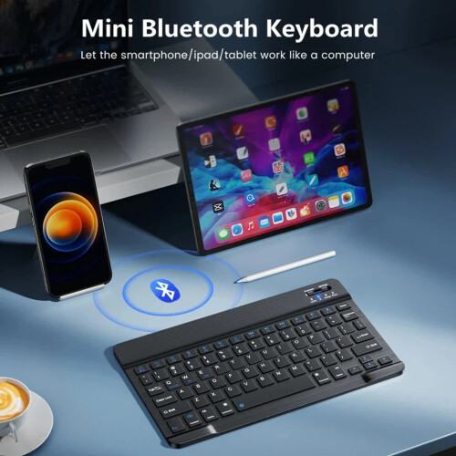 Bluetooth Wireless Keyboard & Mouse Combo for iPad Mac PC 1