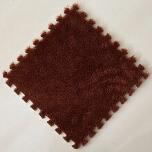 Soft Plush Kids Carpet 30x30 cm 10 pcs