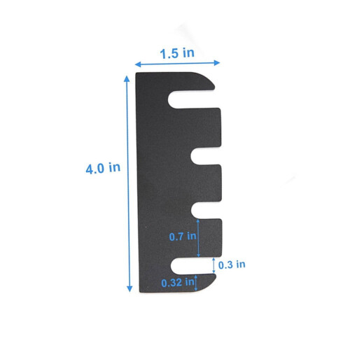Door Hinge Shims PVC 4 Inch 10 Pack 1