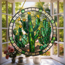 Creative Acrylic Wall Hanging Ornament – Adds Natural Artistic Charm to Bedroom/Doorway, Green Home Decor, Compatible with Standard Hooks