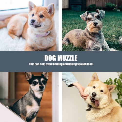 Polyester Pet Muzzle Green 1Pcs S 2
