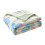Sommer-Steppdecke – Weiche, waschbare Baumwolldecke, Karomuster, 150 x 200 cm, leichte Steppdecke für Sofa oder Bett 1