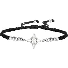 Adjustable Witch Knot Bracelet – Handmade Celtic Trinity Knot, Red String & Beaded Triquetra, Wiccan Amulet, Irish Gift