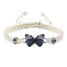 Butterfly Bracelets For Teen Girls Adjustable String Butterfly Bracelets For Women Cute Butterfly Charm Bracelets diy bracelet making kit, 4PCS
