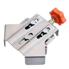 Stainless Steel 90 Right Corner Clamp for Woodworking & Photo Framing, Compatible with Standard Tools