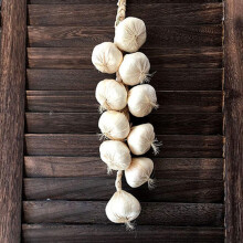 Artificial String Garlic Faux Onion Fake Food House Kitchen Party Office Decor