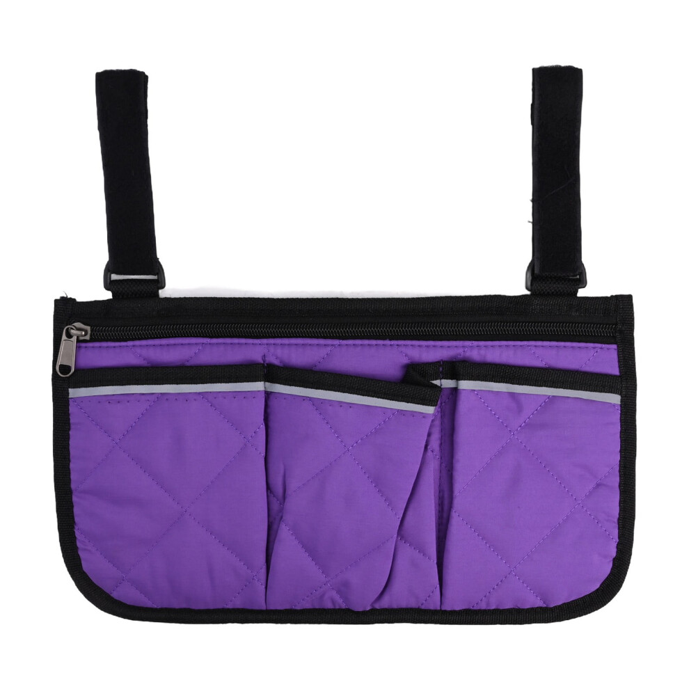 Practical Chair Side Bag With Reflective Strip And Multiple Pocket Design