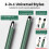 10 penne stilo 2 in 1 per iPad, iPhone e tablet Android – Alta sensibilità, precisione, compatibile con iPad, iPhone, Android – Include 20 2