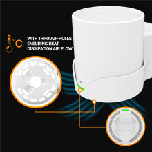 Suporte de parede para TP-Link Deco X20X60X50X55WiFi6 com organizador de cabos para sistema Wi-Fi mesh doméstico, suporte robusto.