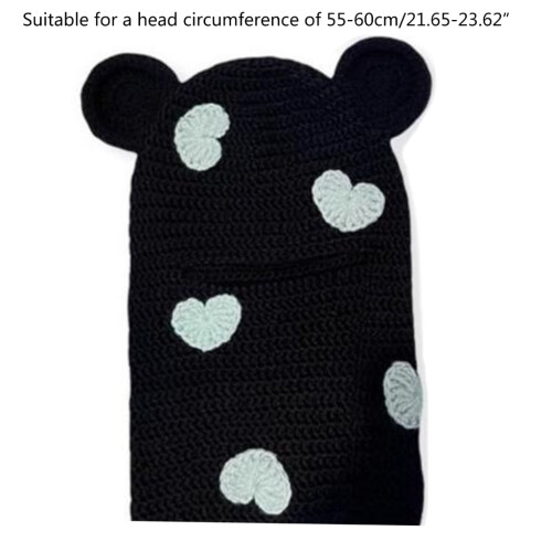 Καπέλο COMEET Beanie, καπέλο αρκούδας, φωτογραφικά στηρίγματα κεφαλής panda, καπέλο 2