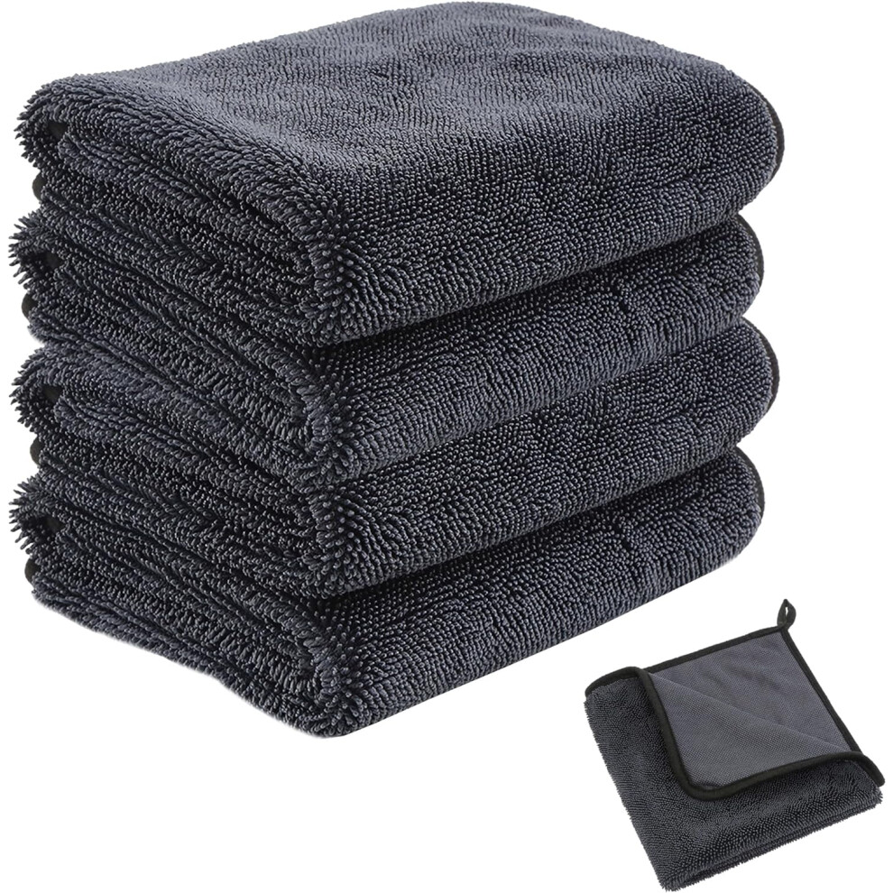24"X36" 600Gsm Twist-Weave Microfiber Car Drying Towel Â Ultra Absorbent, Streak-Free, Compatible With Cars, Trucks & Suvs 9405492377646