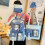 5pcs Cute Backpack Set for School Teens Plushies Kawaii Backpack with Accessories 4