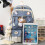 5pcs Cute Backpack Set for School Teens Plushies Kawaii Backpack with Accessories 6