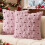 Capas de Almofada de Natal 18x18 com Árvore Bordada em Pelúcia Macia 1