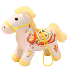 Cârlige decorative cu figurină păpușă și jucărie de pluș, pachet de 1