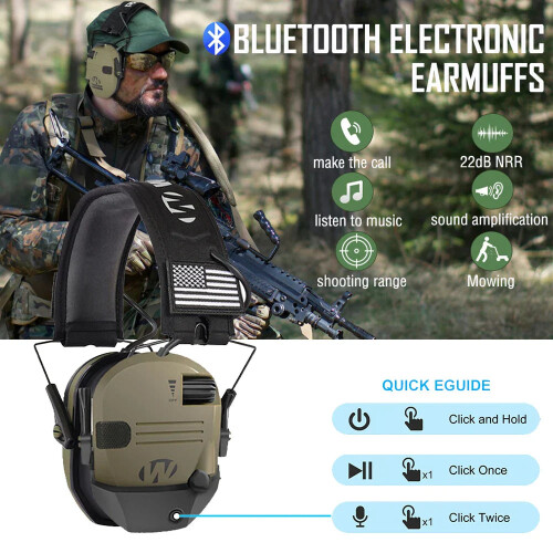 Bluetooth 5.1 Anti-Noise Tactical Shooting Headset 2