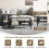 2x Nesting Coffee Table Set - White Faux Marble Top 2