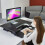 Foldable Standing Automatic Lifting Computer Table Desk 3
