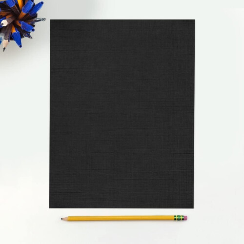 Χαρτί Χαρτόνι 8,5" x 11" | Μέγεθος Letter | Μαύρο Midnight | Εξώφυλλο 100lb. (Κείμενο 183lb.) | 50 τεμ. 2