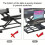 Foldable Standing Automatic Lifting Computer Table Desk 4