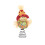 Scarecrow Tree Topper Fall Decoration Orange Plastic 2