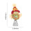 Scarecrow Tree Topper Fall Decoration Orange Plastic 3
