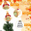 Scarecrow Tree Topper Fall Decoration Orange Plastic 4