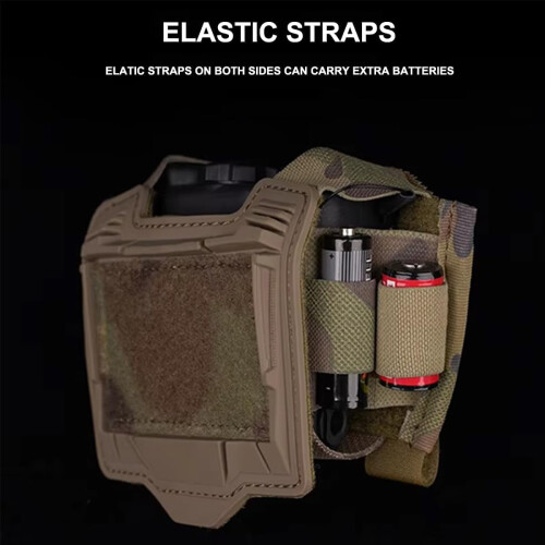 Tactical Helmet Battery Pouch Khaki 1