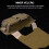 Tactical Helmet Battery Pouch Khaki 3