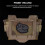 Tactical Helmet Battery Pouch Khaki 4