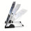 Portable Tablet Stand Aluminum Tablet Holder Adjustable Height Angles Space Saving Computer Holder 2