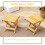 Flower Pot Rack Collapsible Folding Table 3