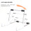 Portable Tablet Stand Aluminum Tablet Holder Adjustable Height Angles Space Saving Computer Holder 7