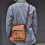 Ανδρική Δερμάτινη Τσάντα Ώμου Crossbody Sling - Vintage Side Crossover Ανδρική Τσάντα Ταξιδιού 4