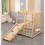 Solid Wood Kids' Climbing and Sliding Playset 2