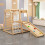 Solid Wood Kids' Climbing and Sliding Playset 3