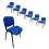 Stackable & Linkable Office Conference Visitor Community  Chairs (Set of 7-Blue) 4