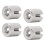10 Pcs Cross Wire Rope Clip M10 3mm 316SS Silver 1