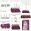 3-Column Floor Standing Cloth Wardrobe | Large Capacity Storage Organizer(Burgundy) 5