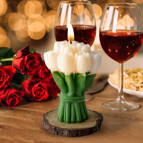 Valentine's Day Sculptural Art Candle for Home Decor 1