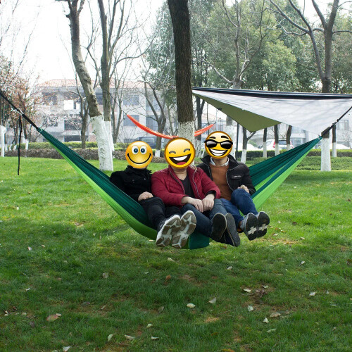 Portable Nylon Parachute Camping Hammock 2