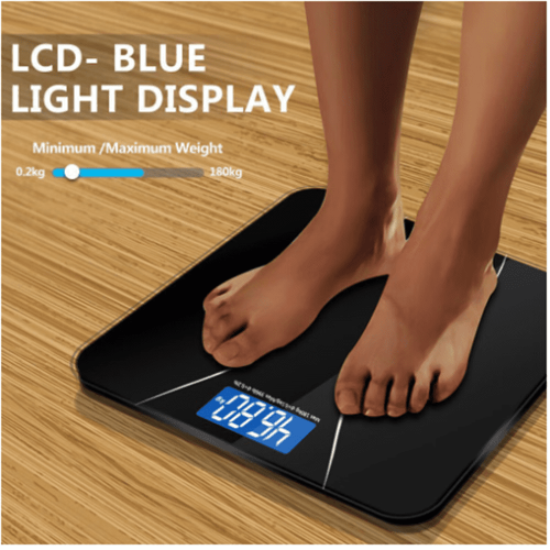 ZOUYUE LCD Digital Bathroom Scale 396 lb 1