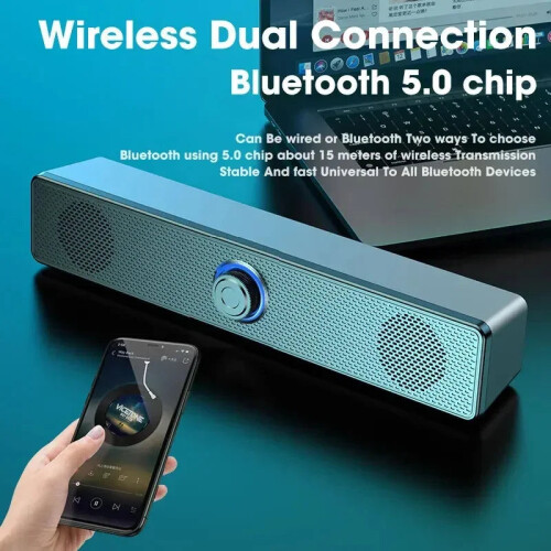 Wired Bluetooth Speaker USB Powered Soundbar 2