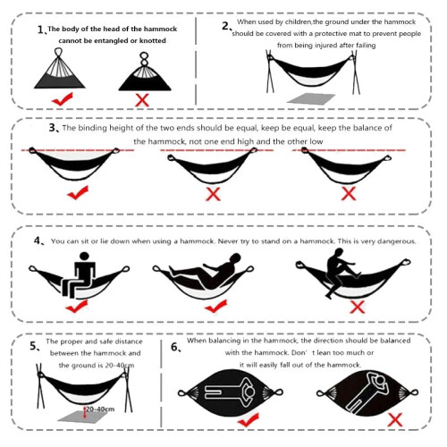 Large Brazilian Macrame Hammock Swing 2