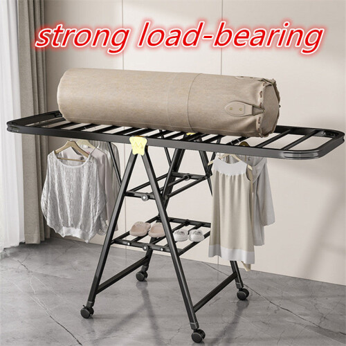 3-Tier Folding Stainless Steel Laundry Drying Rack 1