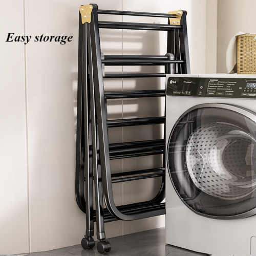 3-Tier Folding Stainless Steel Laundry Drying Rack 2