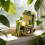 Solar-Powered Frog Night Light Waterproof LED Garden Decor 4