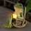 Solar-Powered Frog Night Light Waterproof LED Garden Decor 6